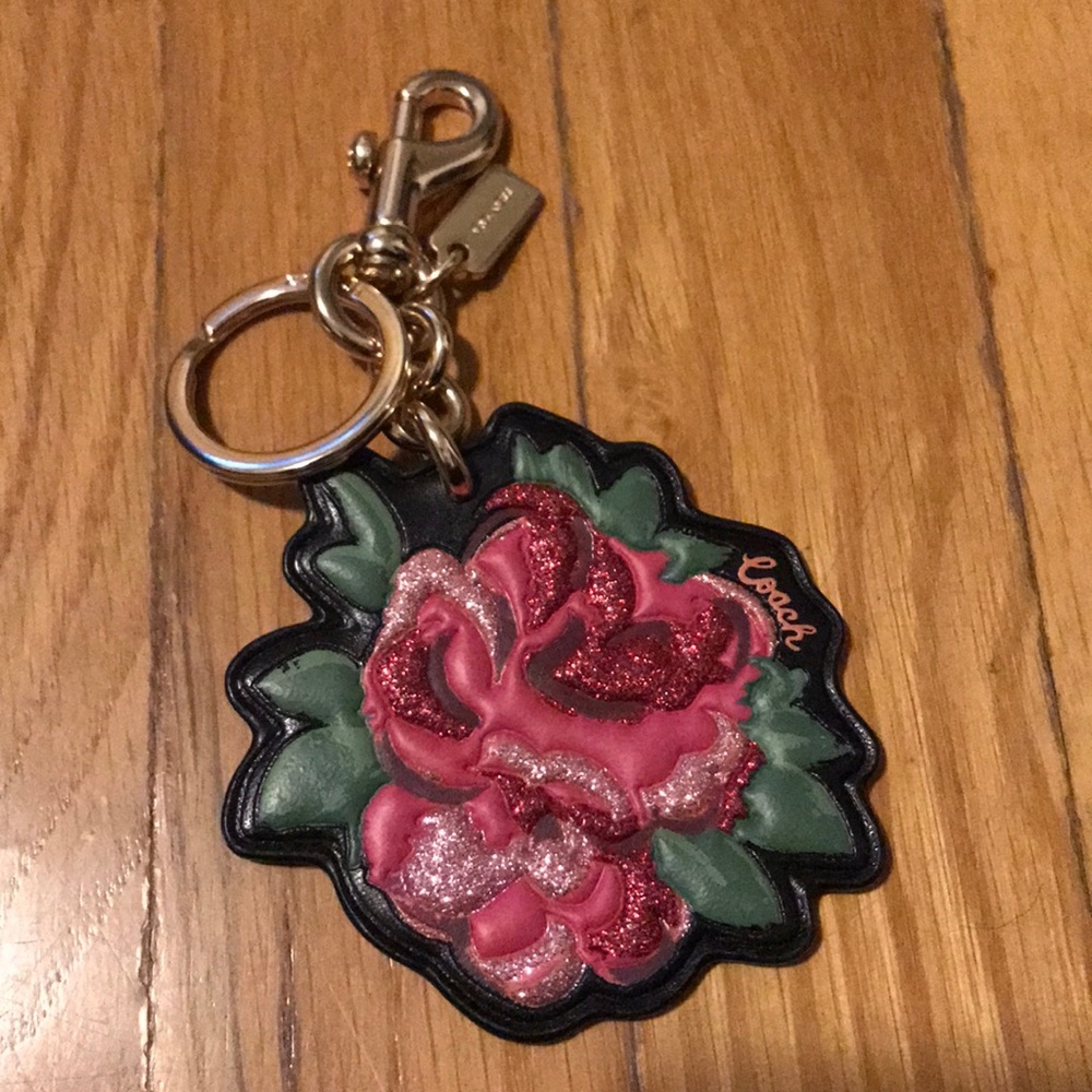 Coach Flower Bag Charm / Key Chain